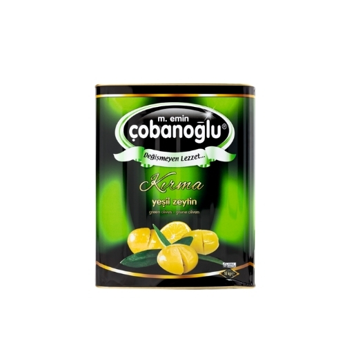 Kırma Yeşil Zeytin Teneke